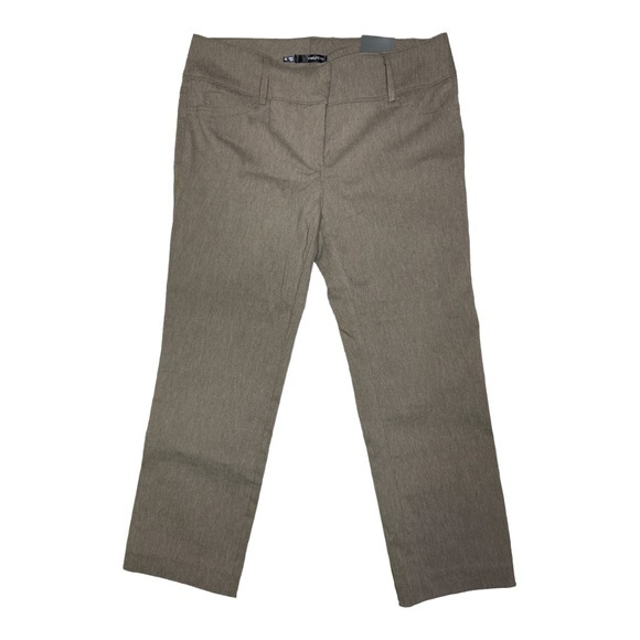 Maurices Pants - Maurices Smart Trouser Capri Pants Taupe Business Career Casual Dress Size 5 6